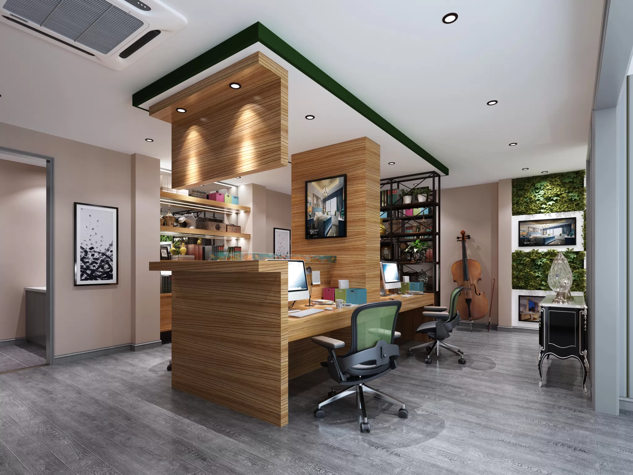 OFFICE – 3D SCENES – BLOCK – 022