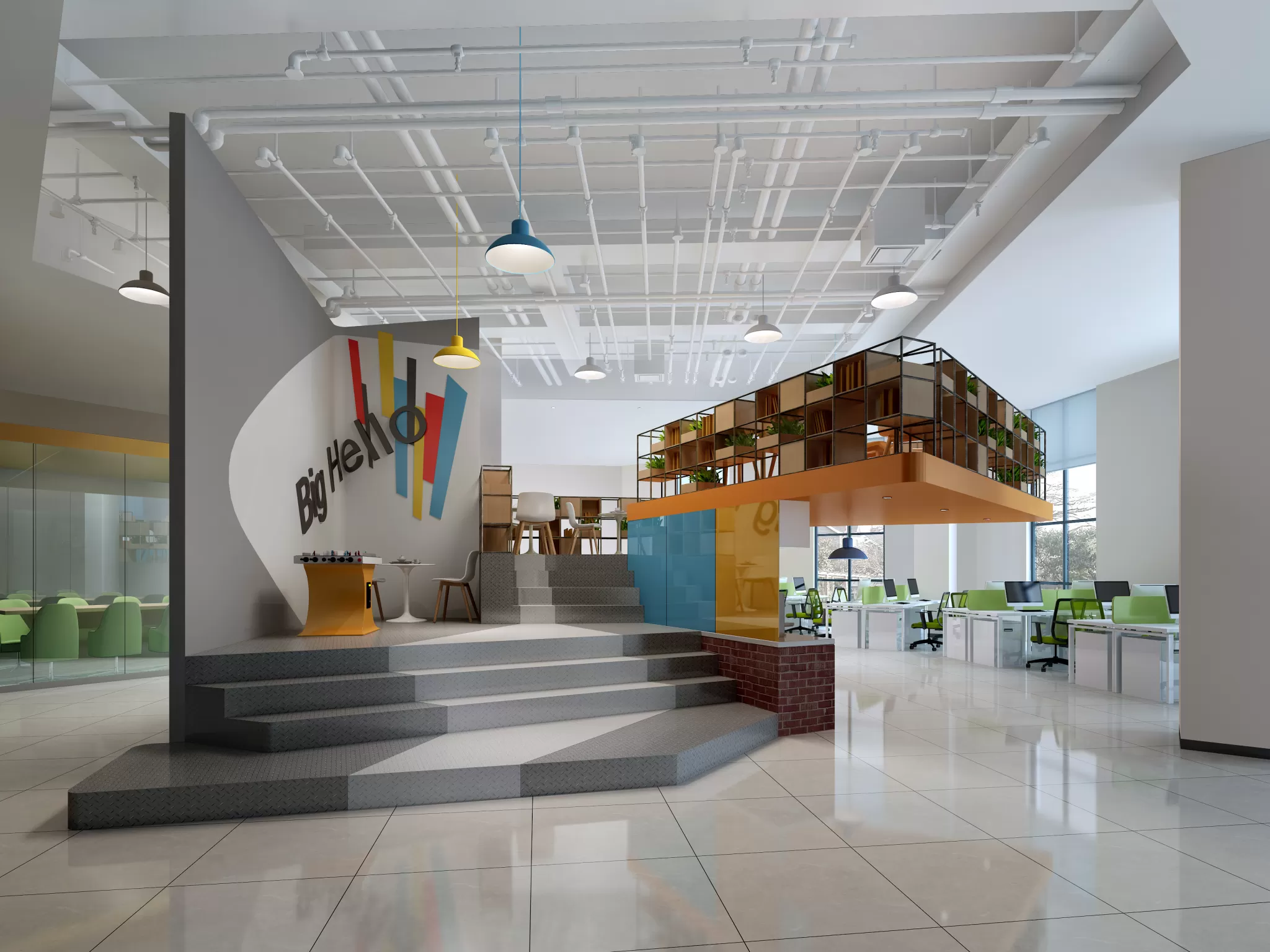 OFFICE – 3D SCENES – BLOCK – 025