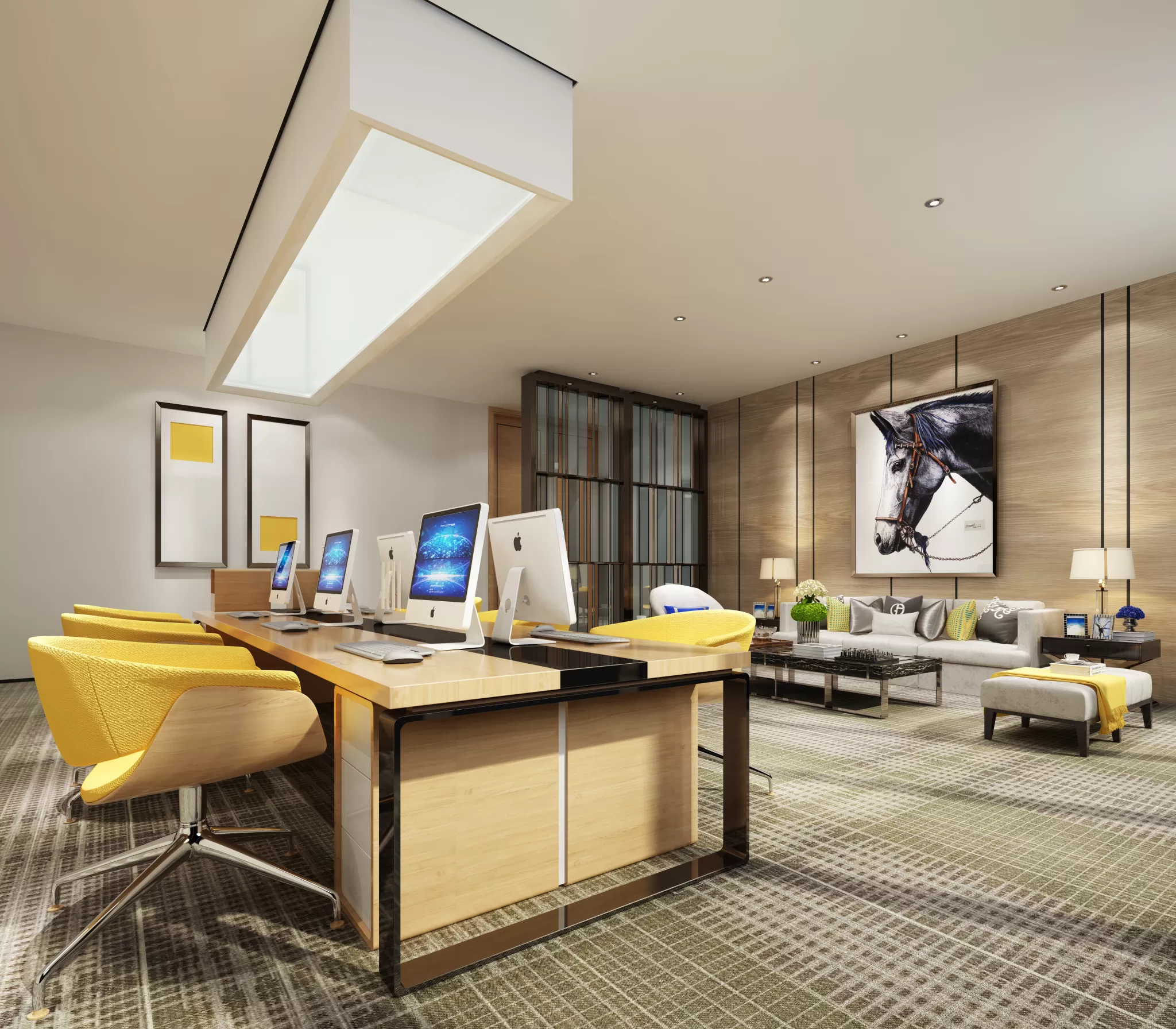 OFFICE – 3D SCENES – BLOCK – 032