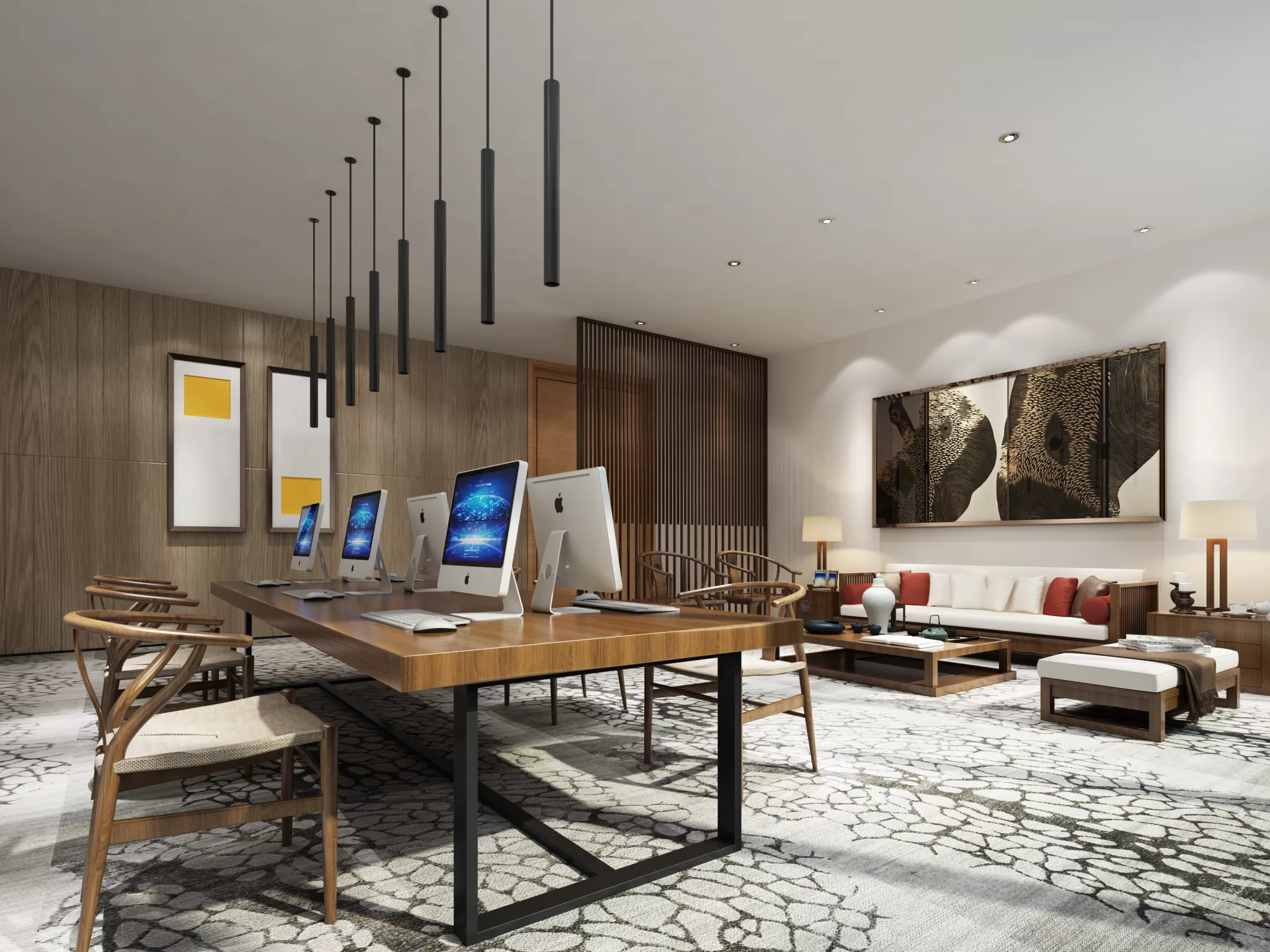 OFFICE – 3D SCENES – BLOCK – 033