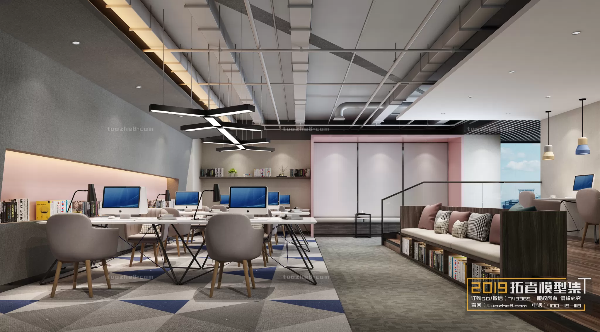 OFFICE – 3D SCENES – BLOCK – 125 OFFICE – 3D SCENES – BLOCK – 125