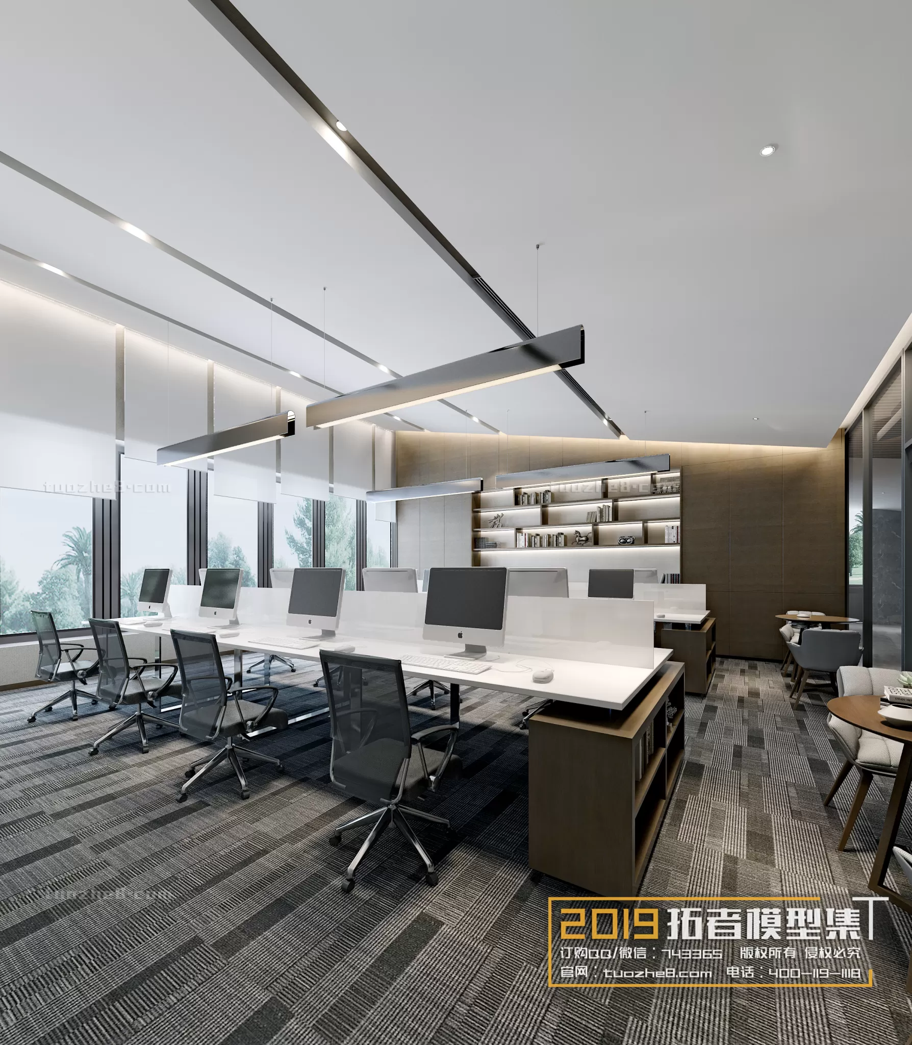 OFFICE – 3D SCENES – BLOCK – 128 OFFICE – 3D SCENES – BLOCK – 128