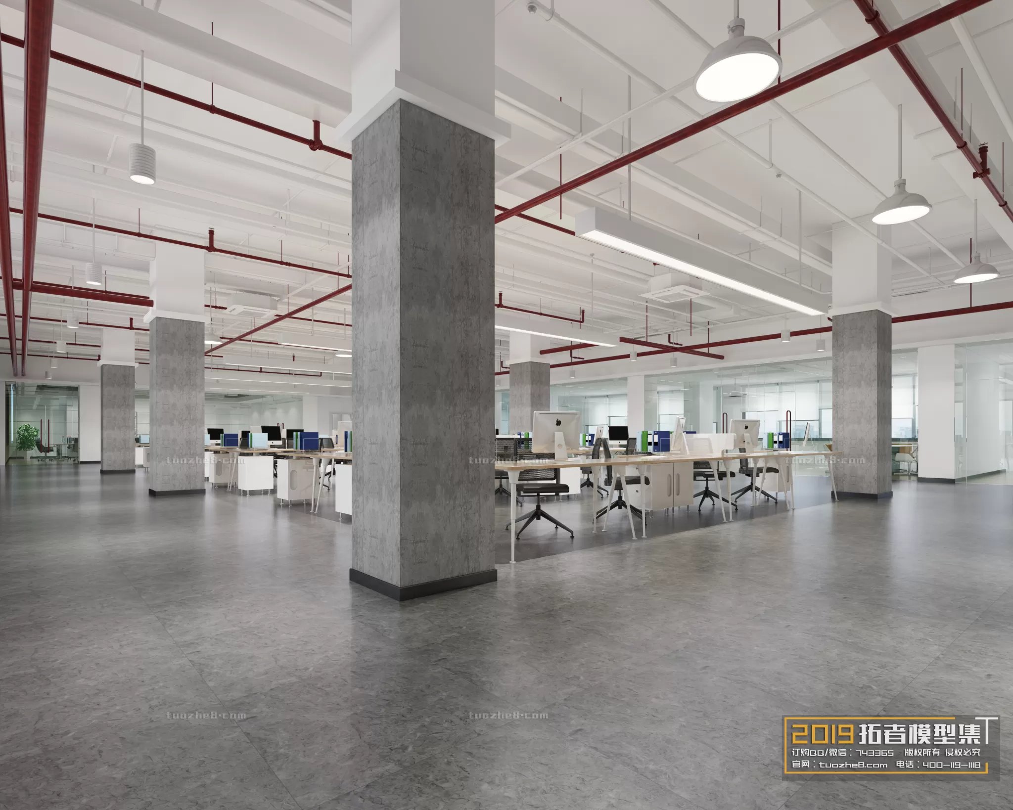 OFFICE – 3D SCENES – BLOCK – 134 OFFICE – 3D SCENES – BLOCK – 134