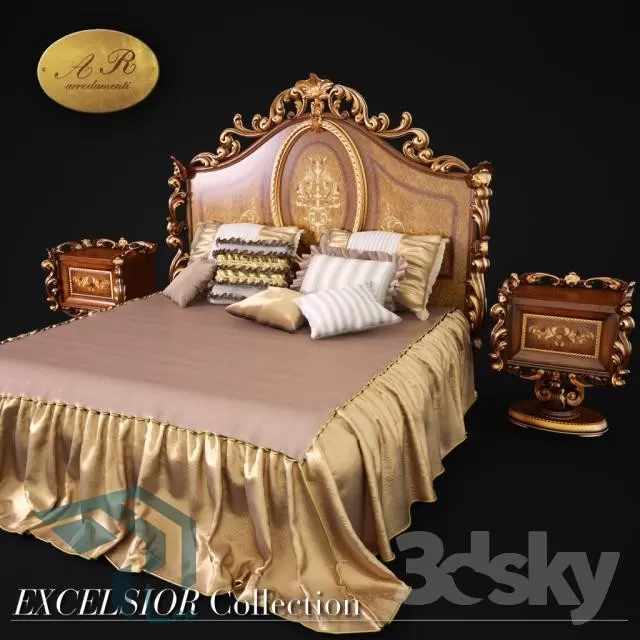 BED 3D MODELS – CLASSIC – 031