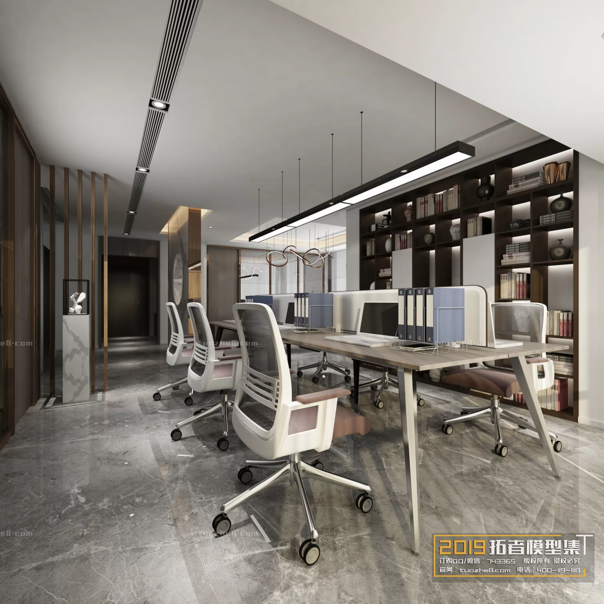 OFFICE – 3D SCENES – BLOCK – 144 OFFICE – 3D SCENES – BLOCK – 144