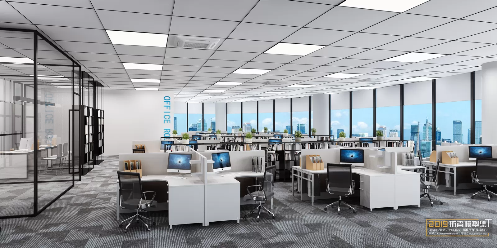 OFFICE – 3D SCENES – BLOCK – 146 OFFICE – 3D SCENES – BLOCK – 146