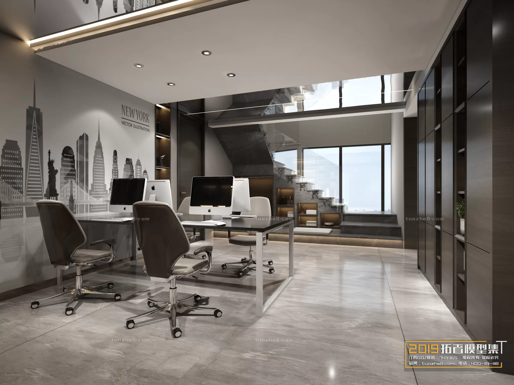 OFFICE – 3D SCENES – BLOCK – 148 OFFICE – 3D SCENES – BLOCK – 148