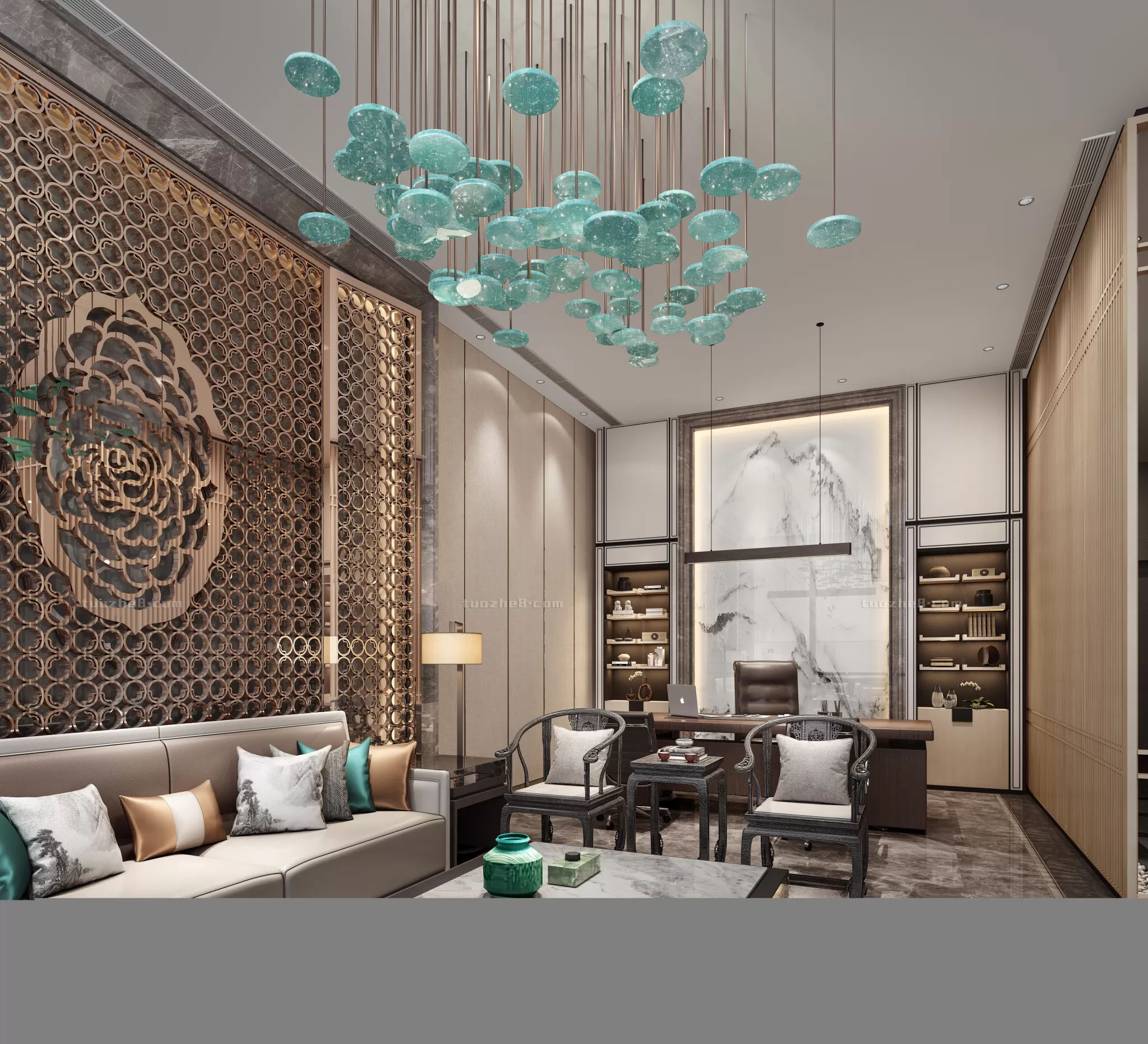 OFFICE – 3D SCENES – BLOCK – 152 OFFICE – 3D SCENES – BLOCK – 152