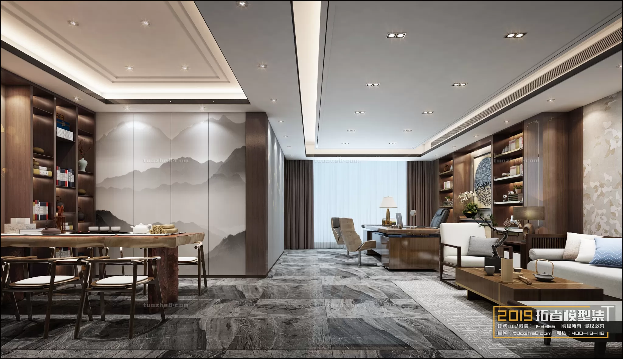 OFFICE – 3D SCENES – BLOCK – 155 OFFICE – 3D SCENES – BLOCK – 155