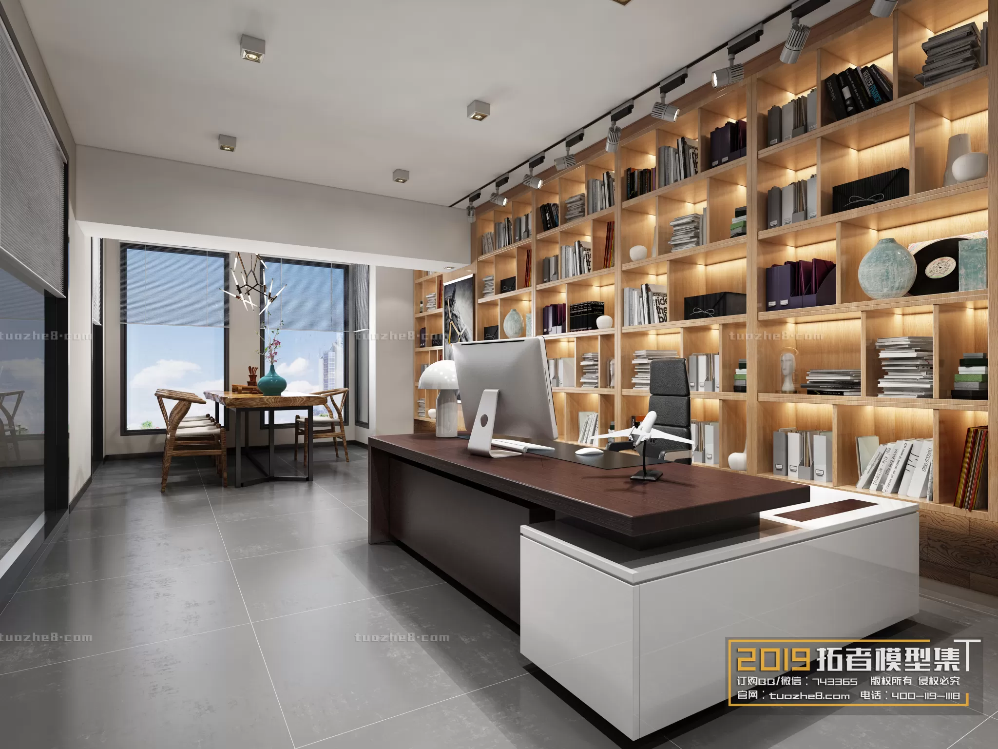 OFFICE – 3D SCENES – BLOCK – 162 OFFICE – 3D SCENES – BLOCK – 162