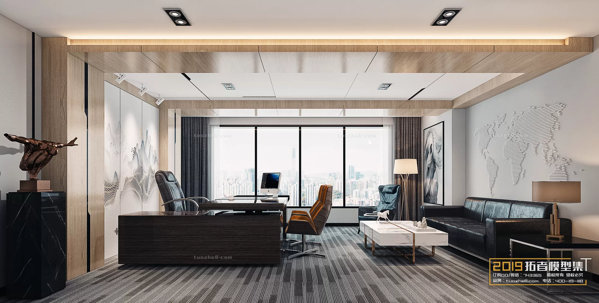 OFFICE – 3D SCENES – BLOCK – 163 OFFICE – 3D SCENES – BLOCK – 163