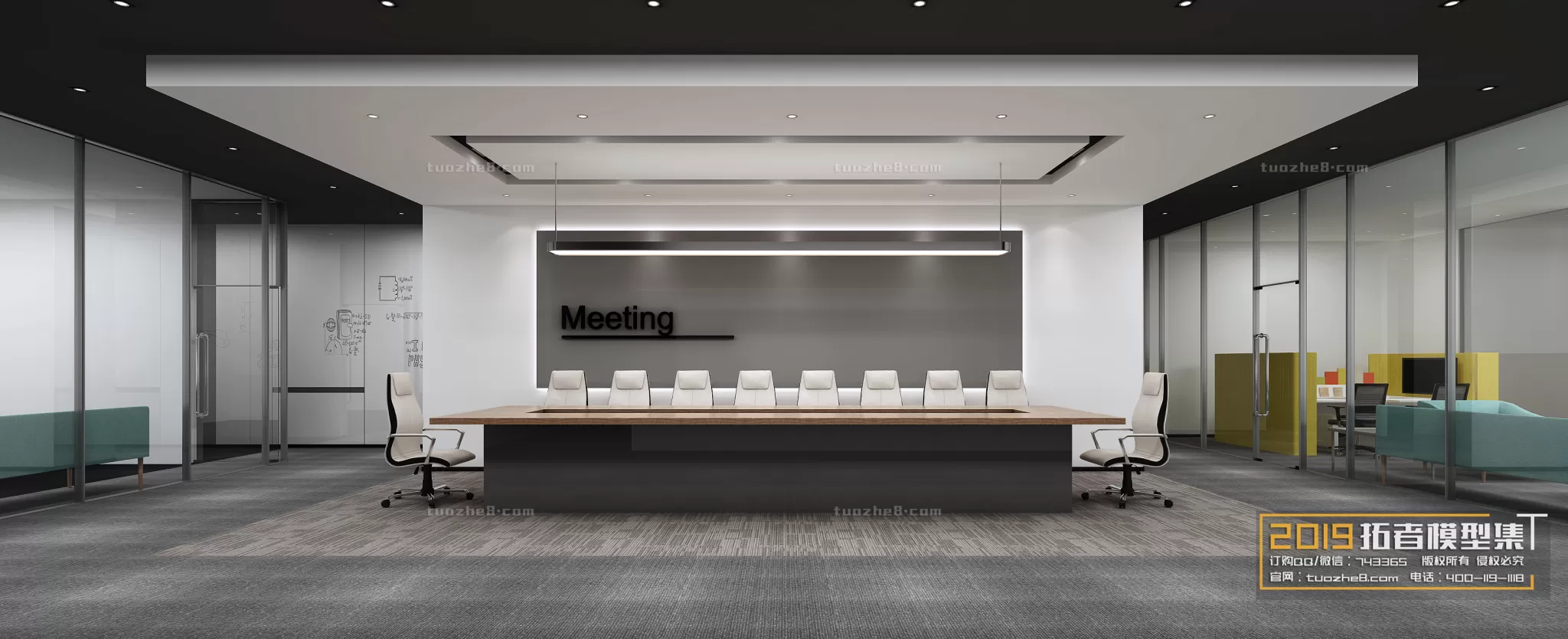 OFFICE – 3D SCENES – BLOCK – 189