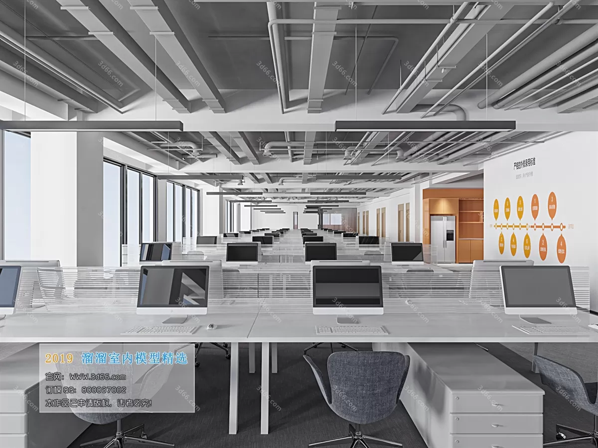 OFFICE – 3D SCENES – BLOCK – 202