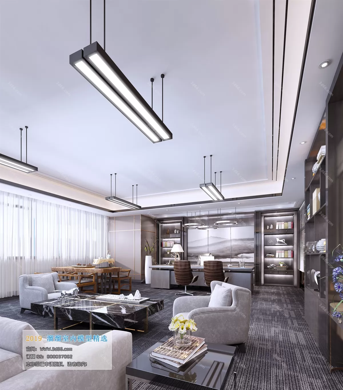 OFFICE – 3D SCENES – BLOCK – 203