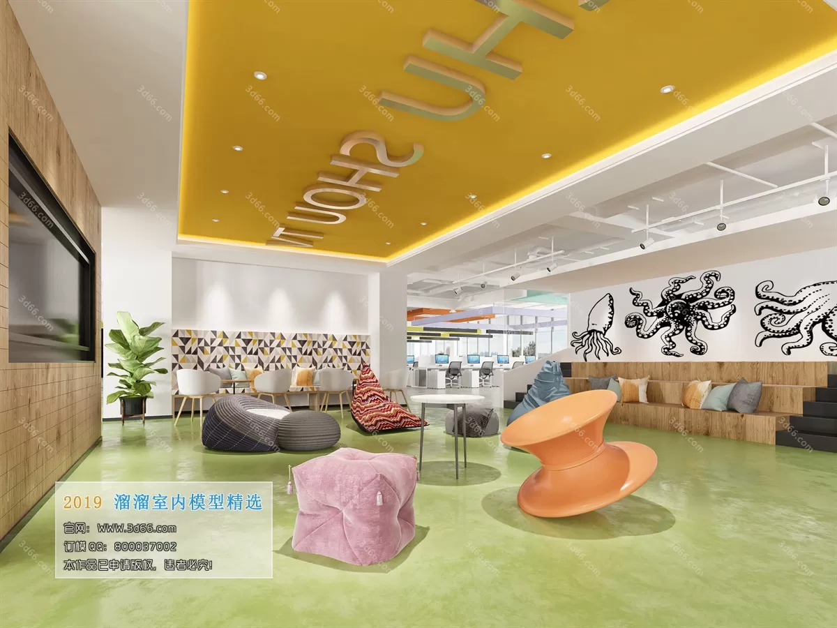 OFFICE – 3D SCENES – BLOCK – 221