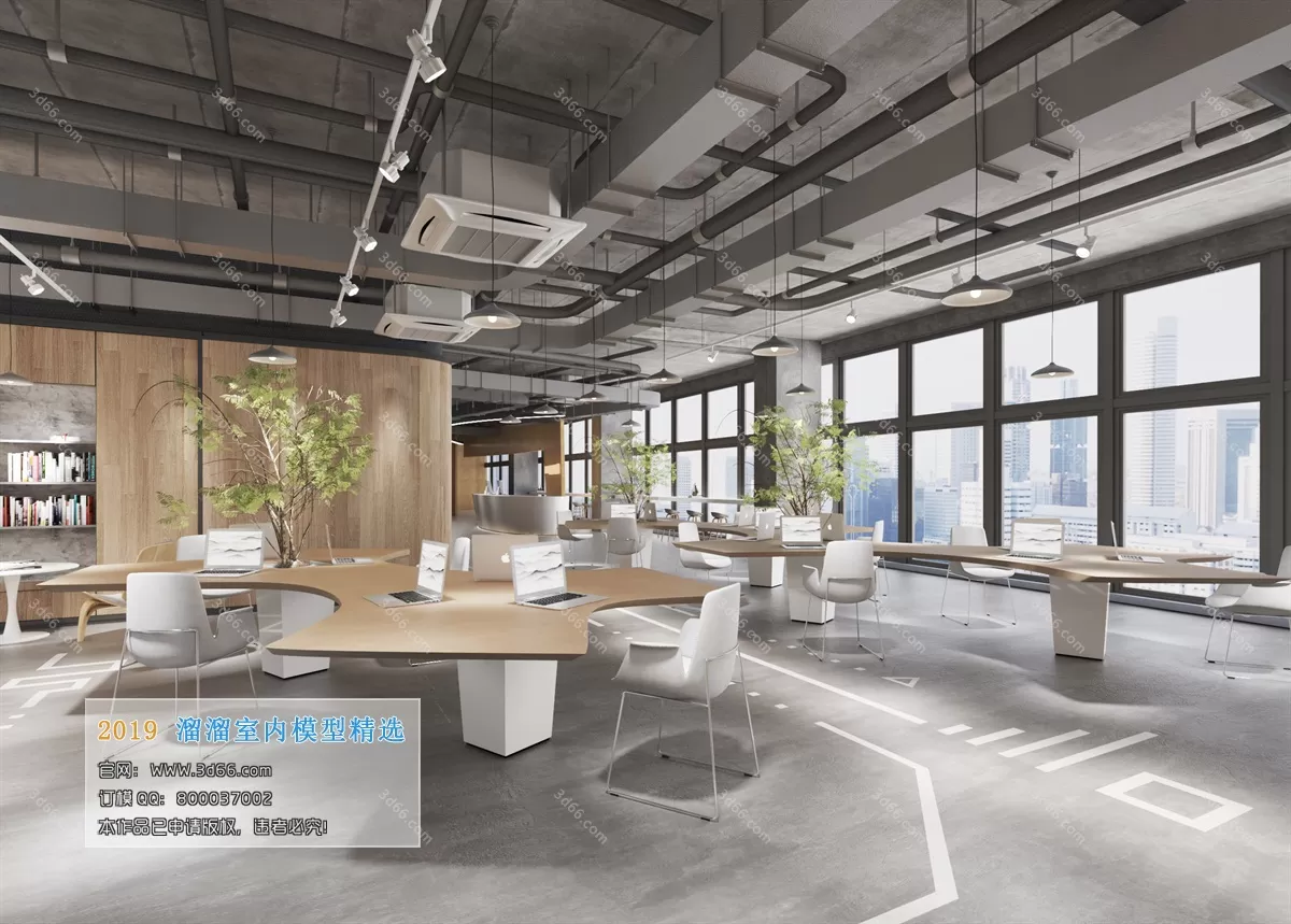 OFFICE – 3D SCENES – BLOCK – 238