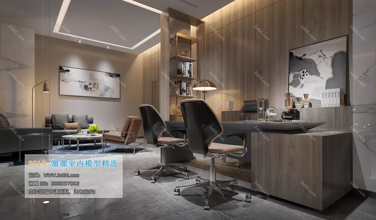 OFFICE – 3D SCENES – BLOCK – 249