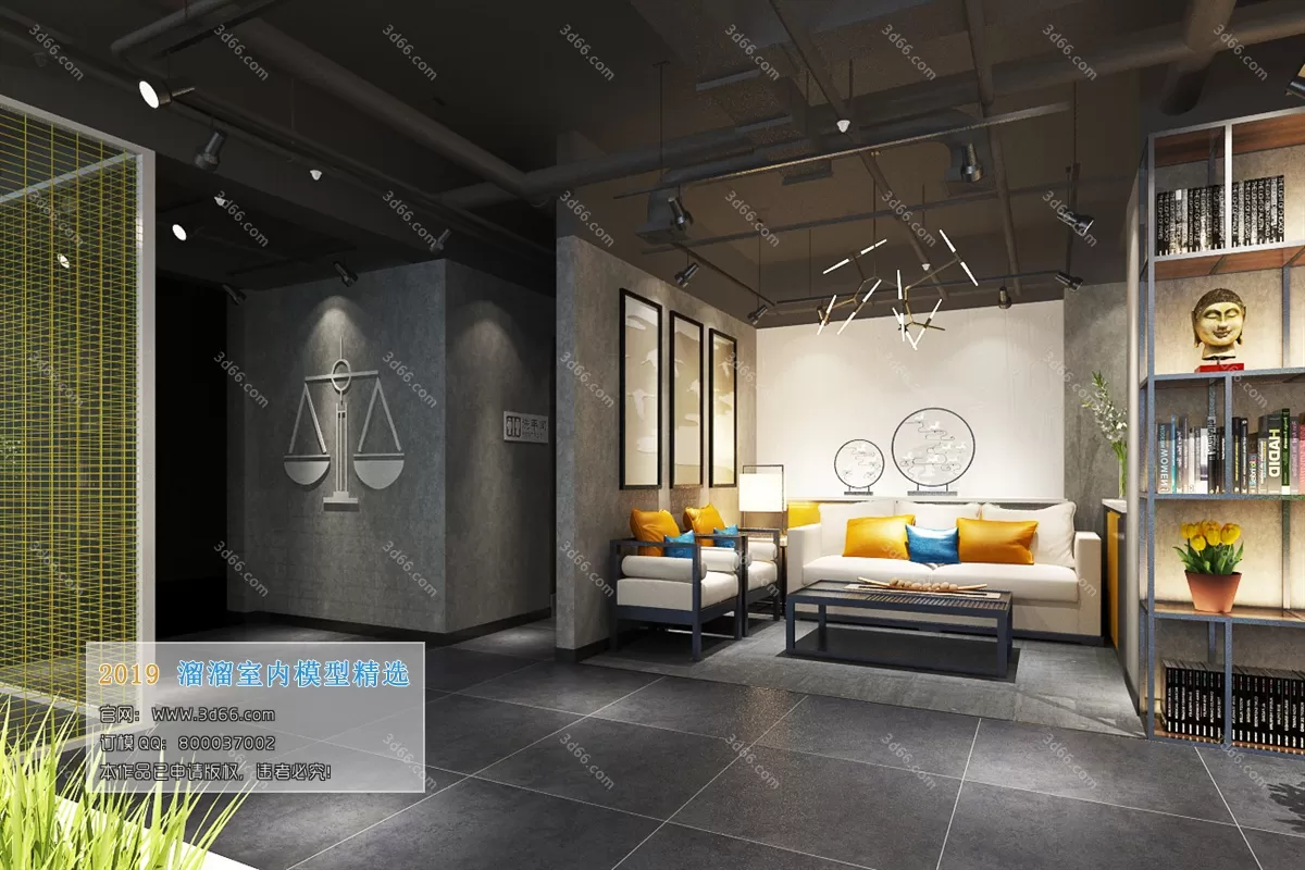 OFFICE – 3D SCENES – BLOCK – 298