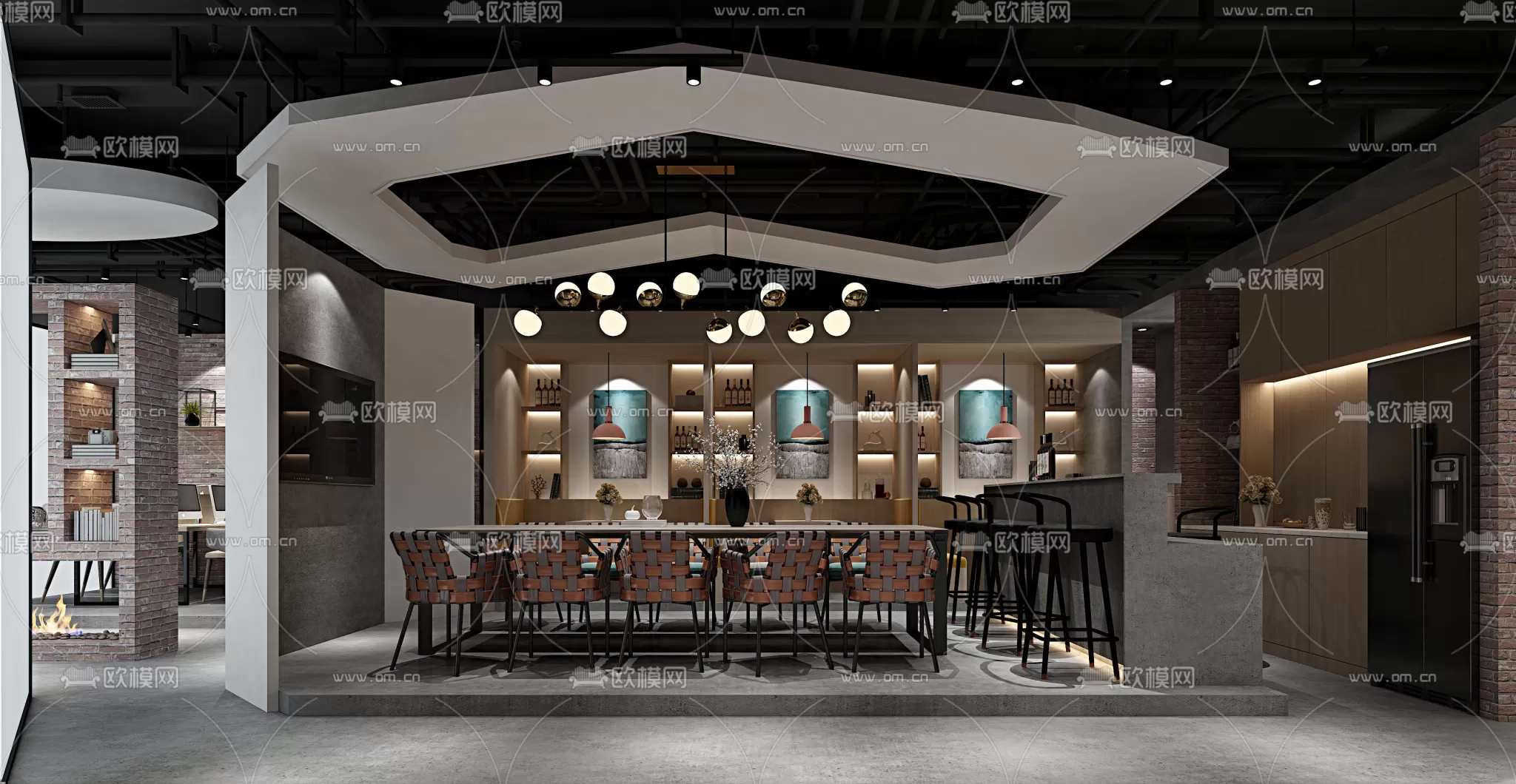 OFFICE – 3D SCENES – BLOCK – 300