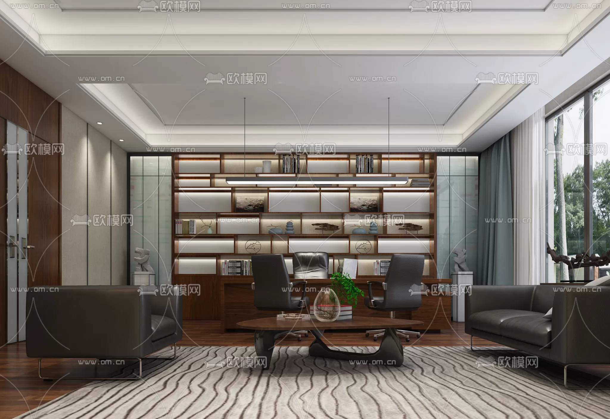 OFFICE – 3D SCENES – BLOCK – 304