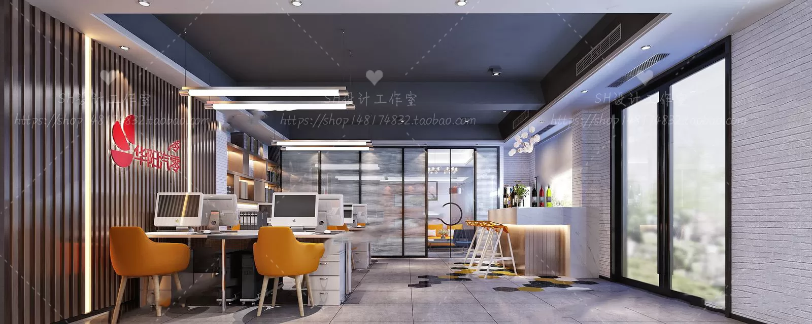 OFFICE – 3D SCENES – BLOCK – 314