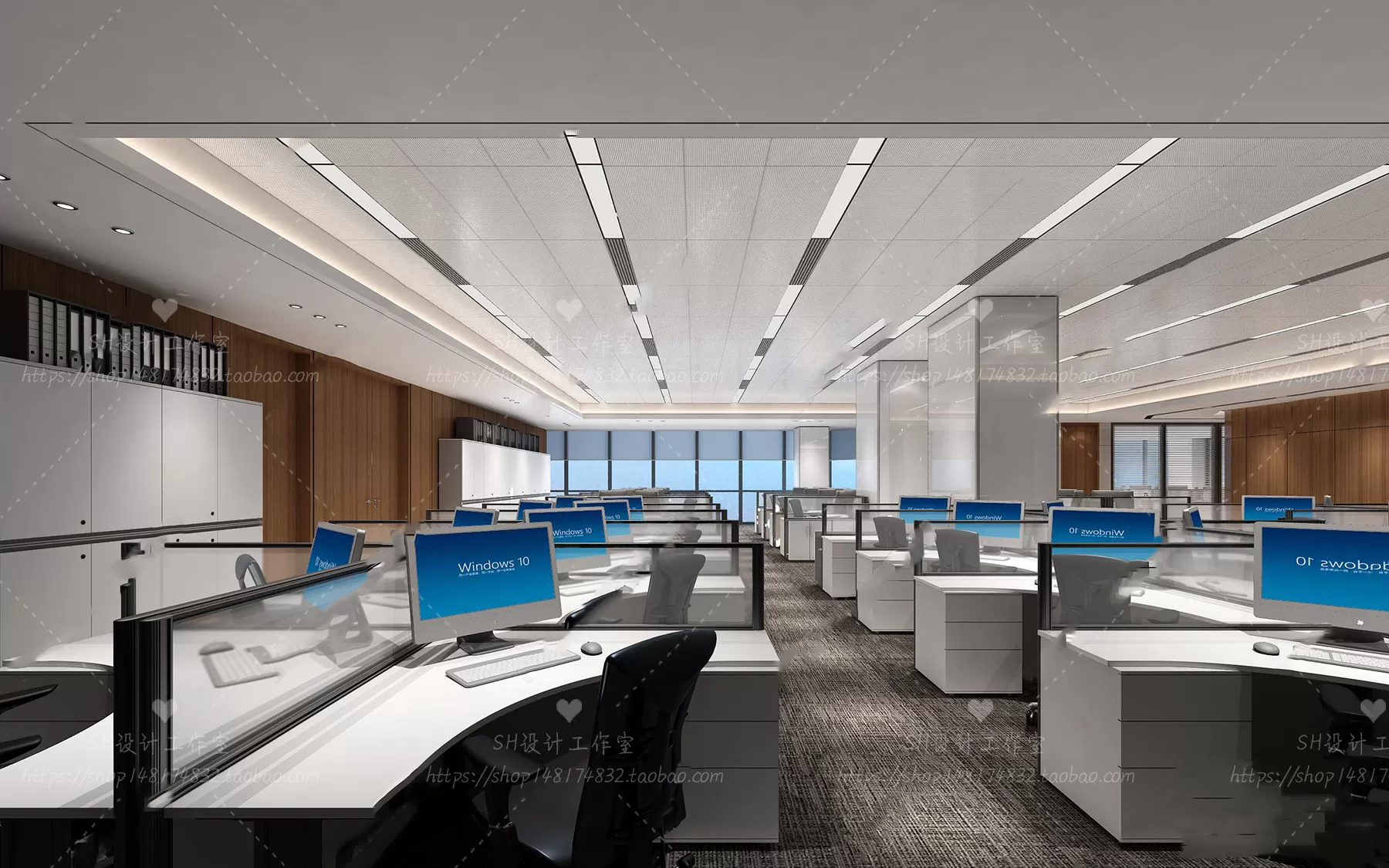 OFFICE – 3D SCENES – BLOCK – 339