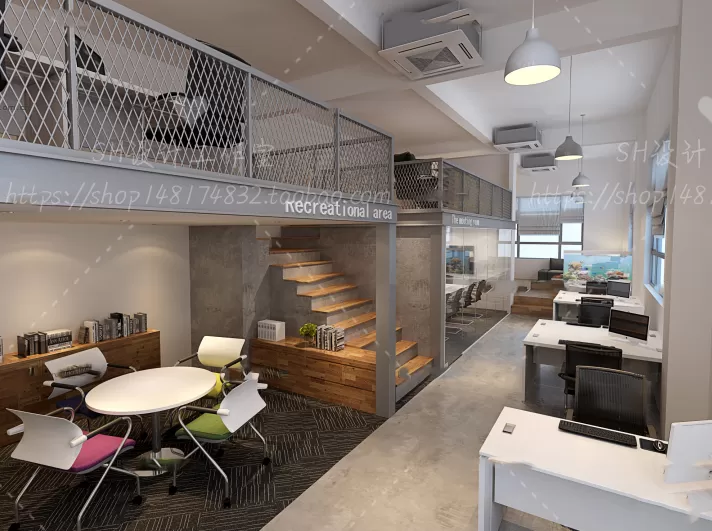 OFFICE – 3D SCENES – BLOCK – 349