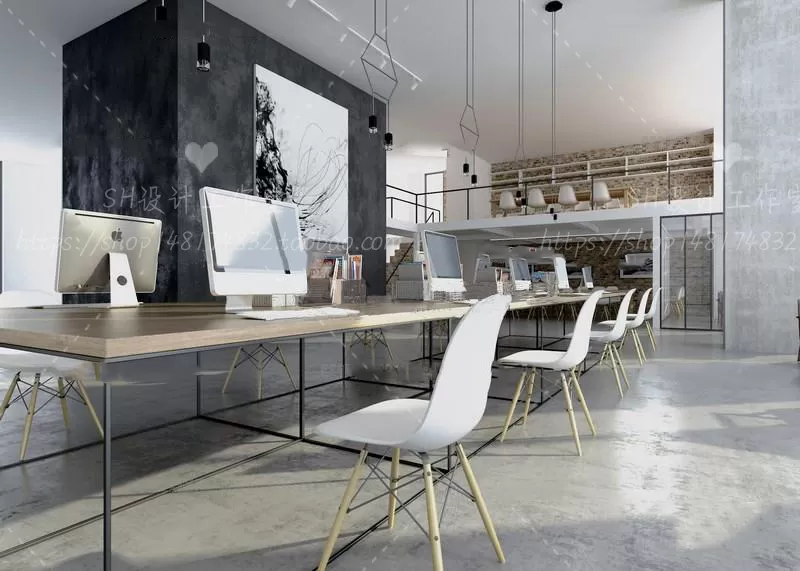 OFFICE – 3D SCENES – BLOCK – 357