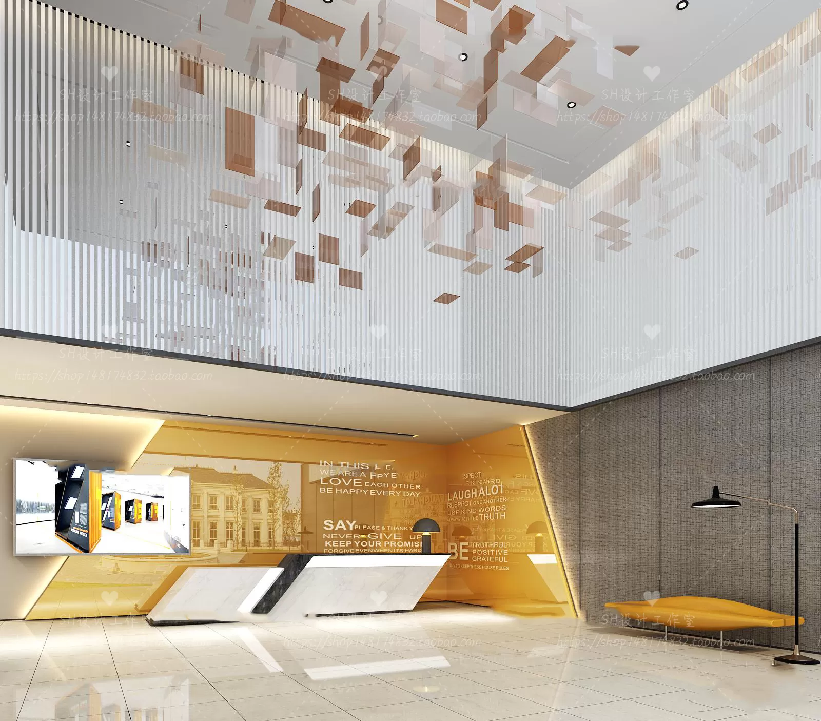 OFFICE – 3D SCENES – BLOCK – 362