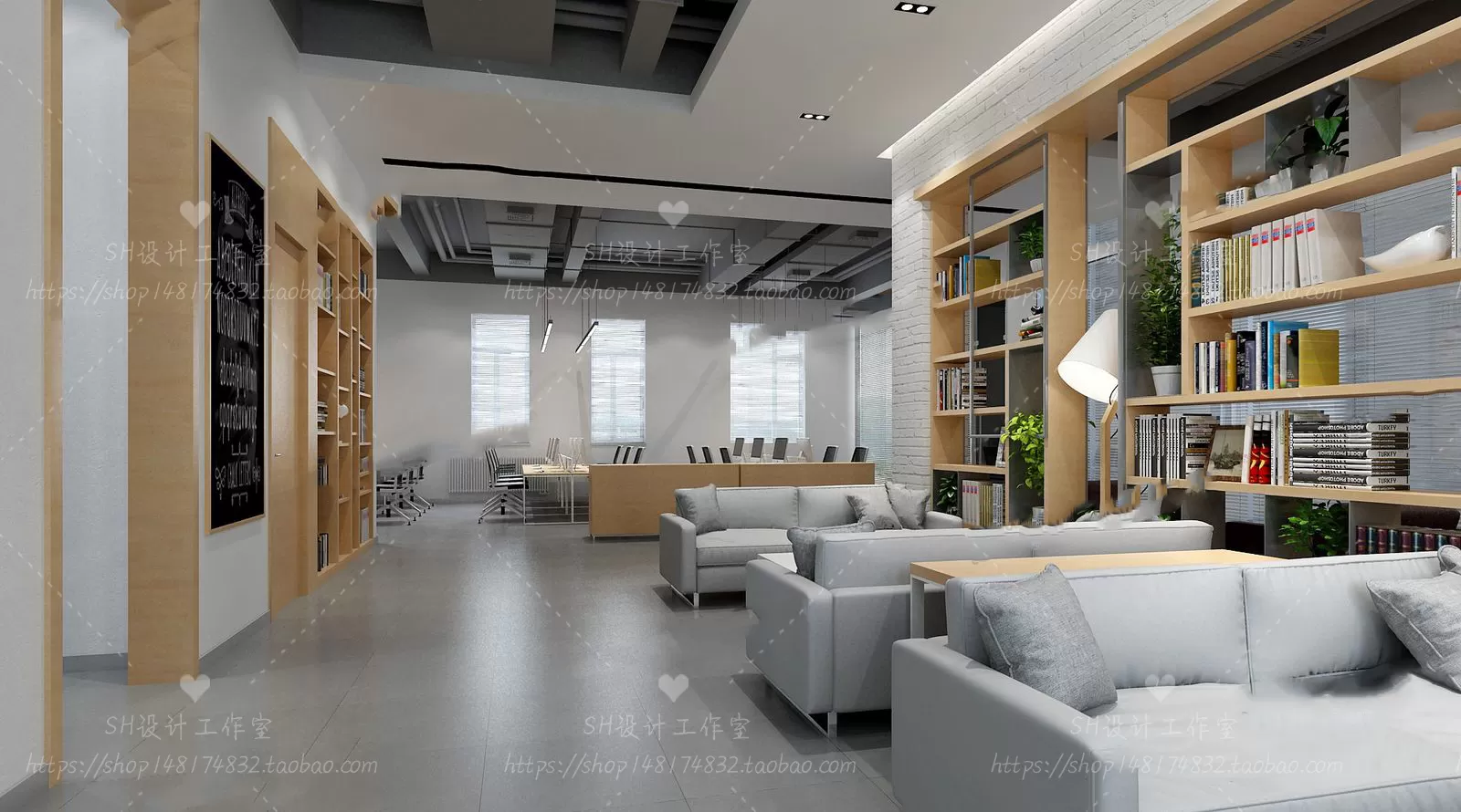 OFFICE – 3D SCENES – BLOCK – 367