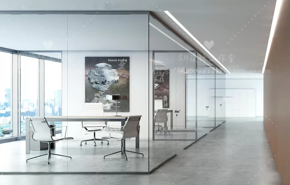 OFFICE – 3D SCENES – BLOCK – 377