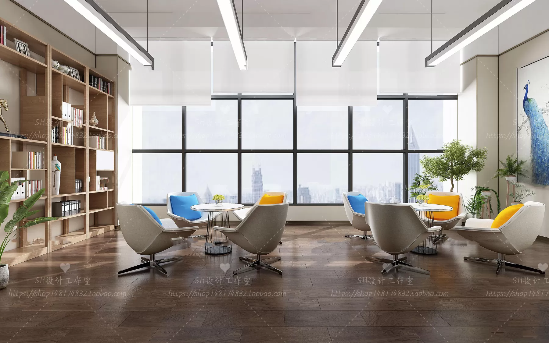 OFFICE – 3D SCENES – BLOCK – 378