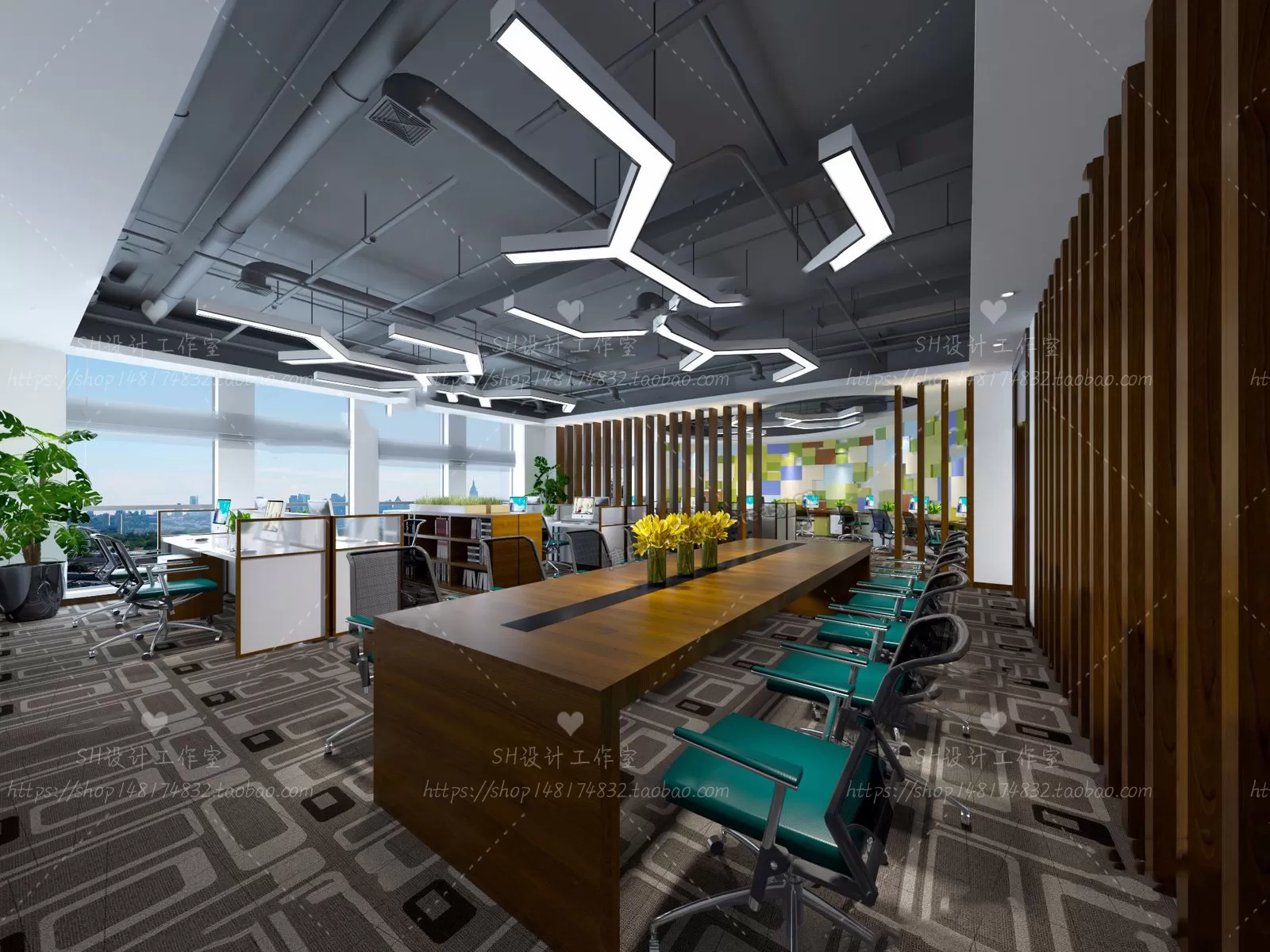 OFFICE – 3D SCENES – BLOCK – 380