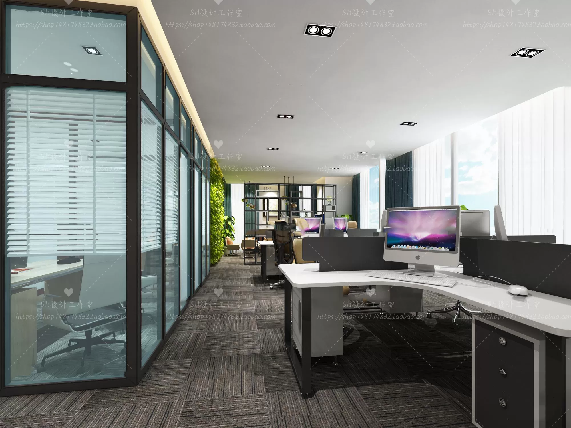 OFFICE – 3D SCENES – BLOCK – 382