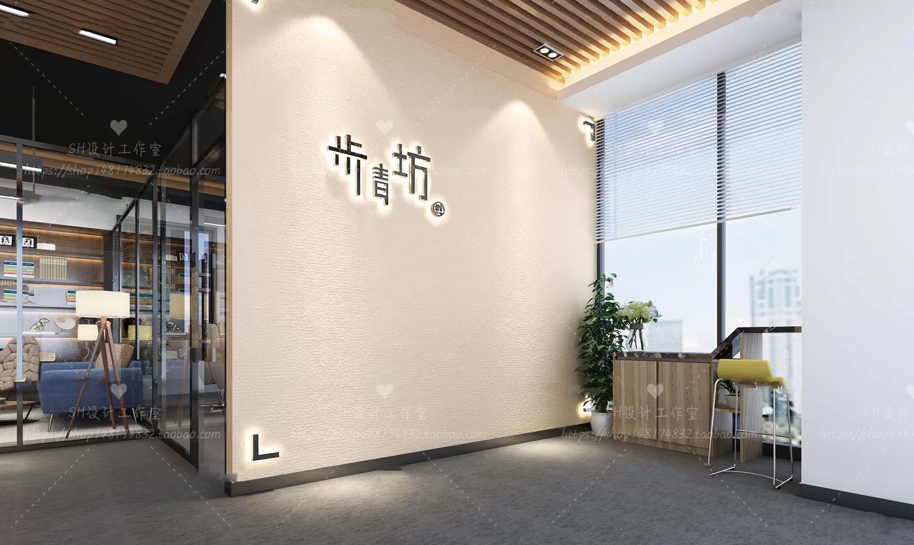 OFFICE – 3D SCENES – BLOCK – 385