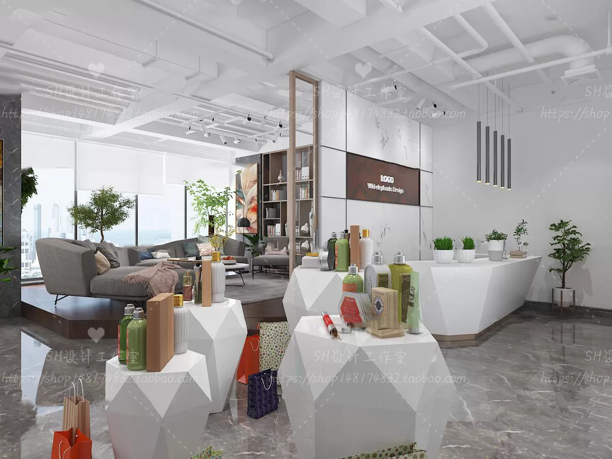 OFFICE – 3D SCENES – BLOCK – 388