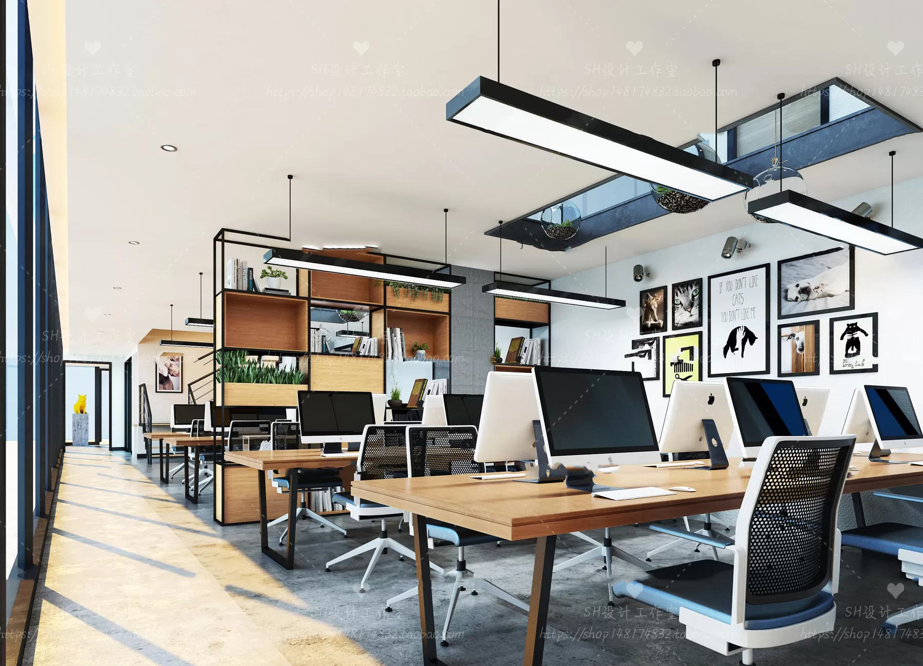 OFFICE – 3D SCENES – BLOCK – 390