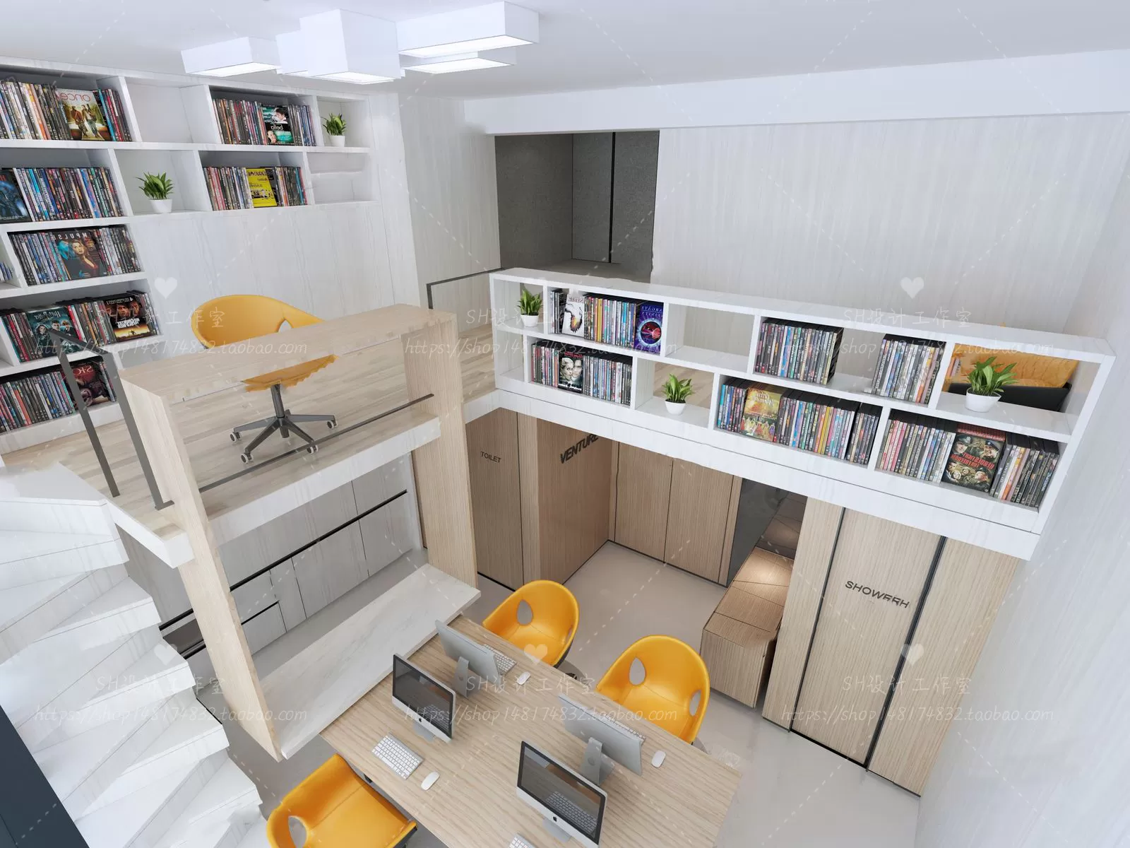 OFFICE – 3D SCENES – BLOCK – 400