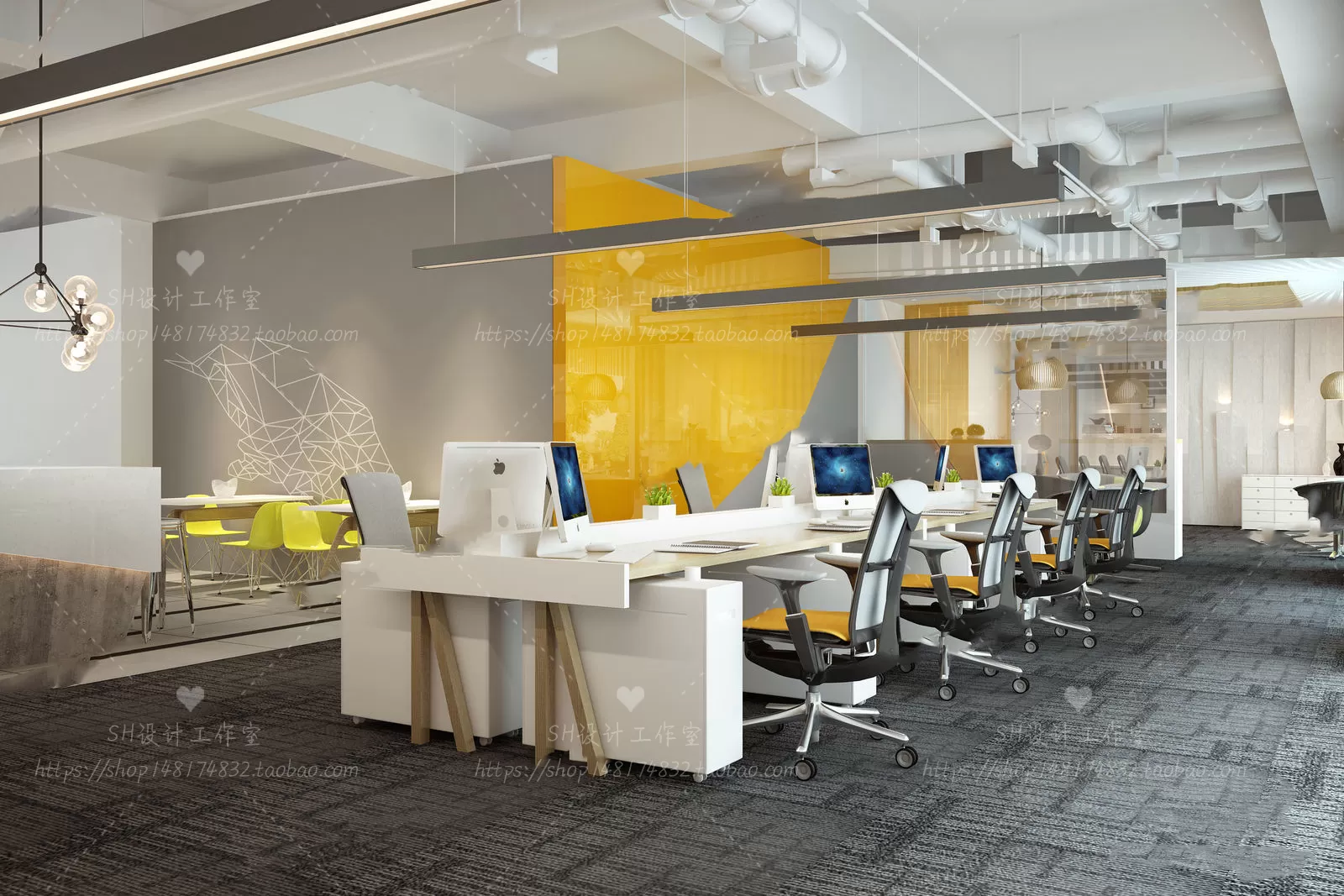 OFFICE – 3D SCENES – BLOCK – 402