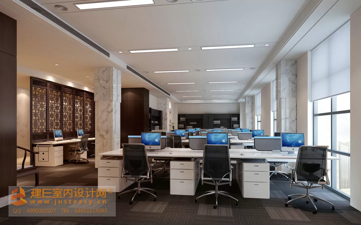 OFFICE – 3D SCENES – BLOCK – 428