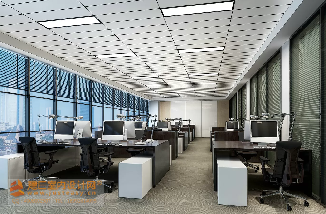 OFFICE – 3D SCENES – BLOCK – 454