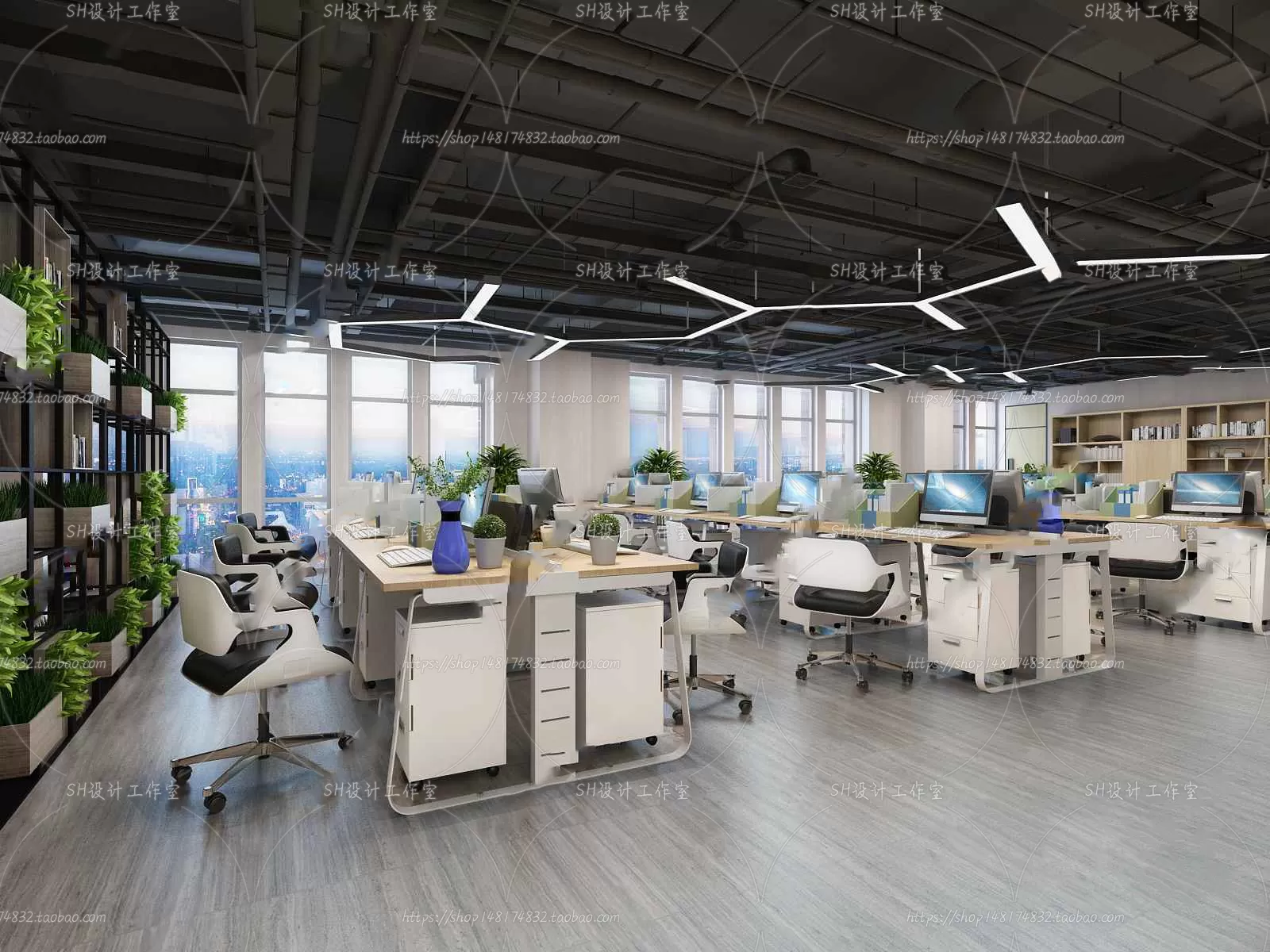 OFFICE – 3D SCENES – BLOCK – 543