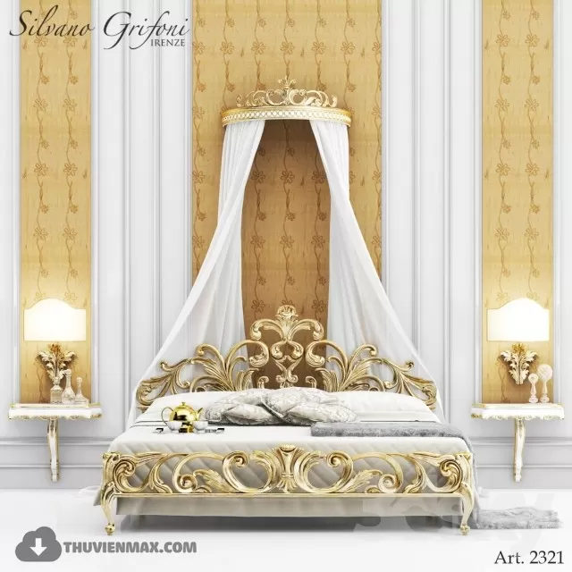 BED 3D MODELS – CLASSIC – 077