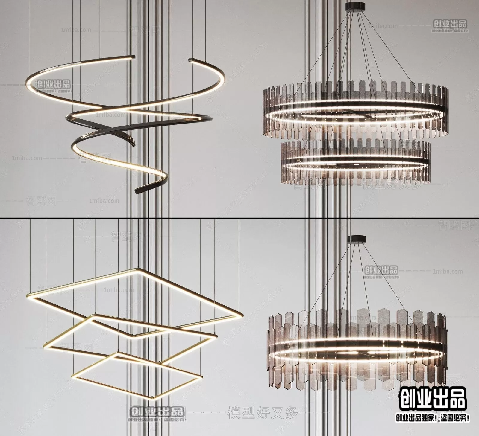 CEILING LAMP – 3D MODELS – 043 CEILING LAMP – 3D MODELS – 043