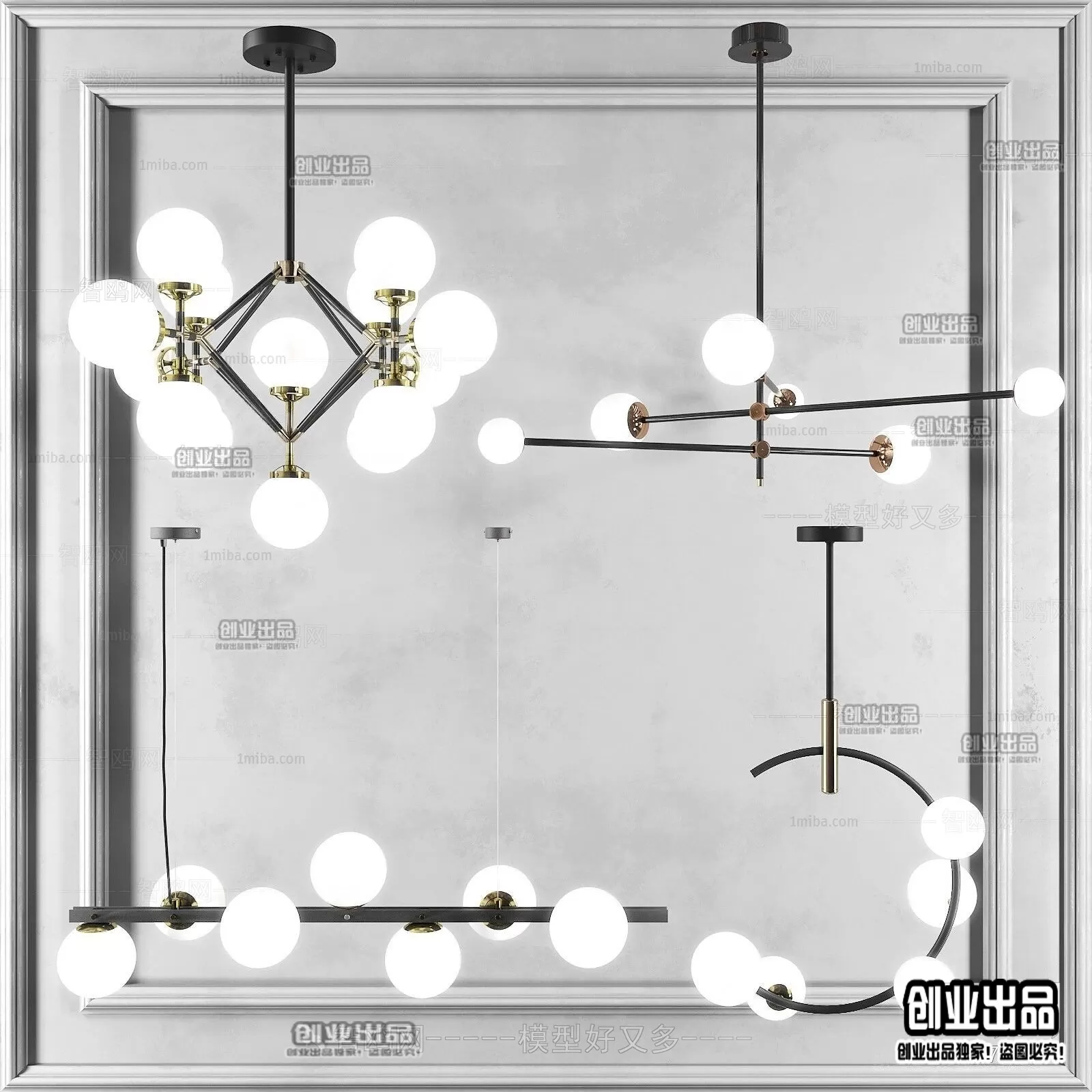 CEILING LAMP – 3D MODELS – 054 CEILING LAMP – 3D MODELS – 054