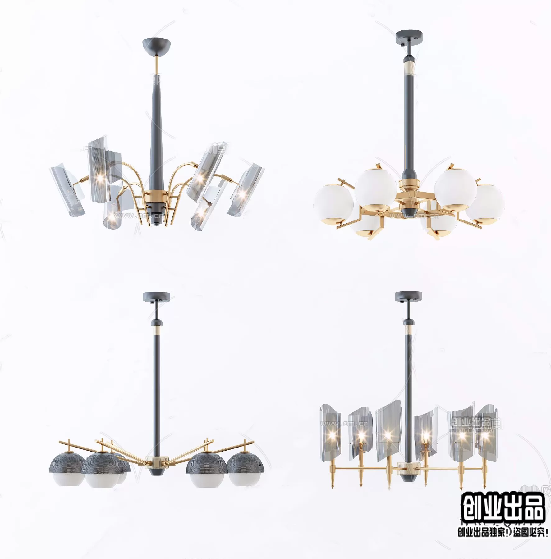 CEILING LAMP – 3D MODELS – 076 CEILING LAMP – 3D MODELS – 076