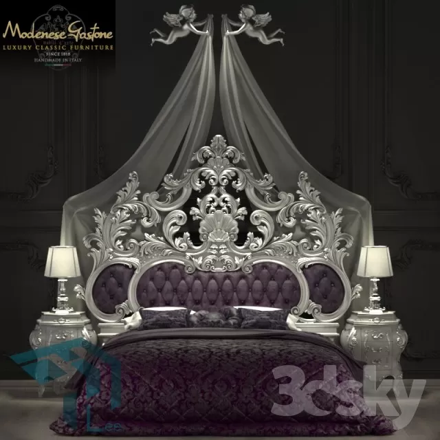 BED 3D MODELS – CLASSIC – 081