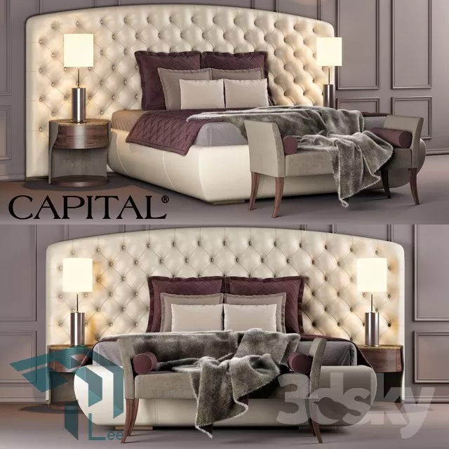 BED 3D MODELS – CLASSIC – 085