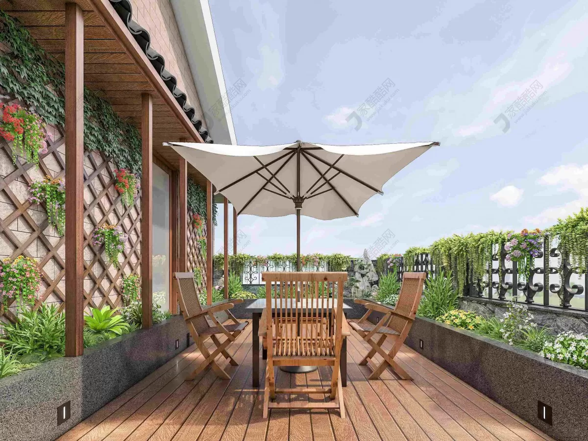 BANCONY SCENES – VRAY – 008