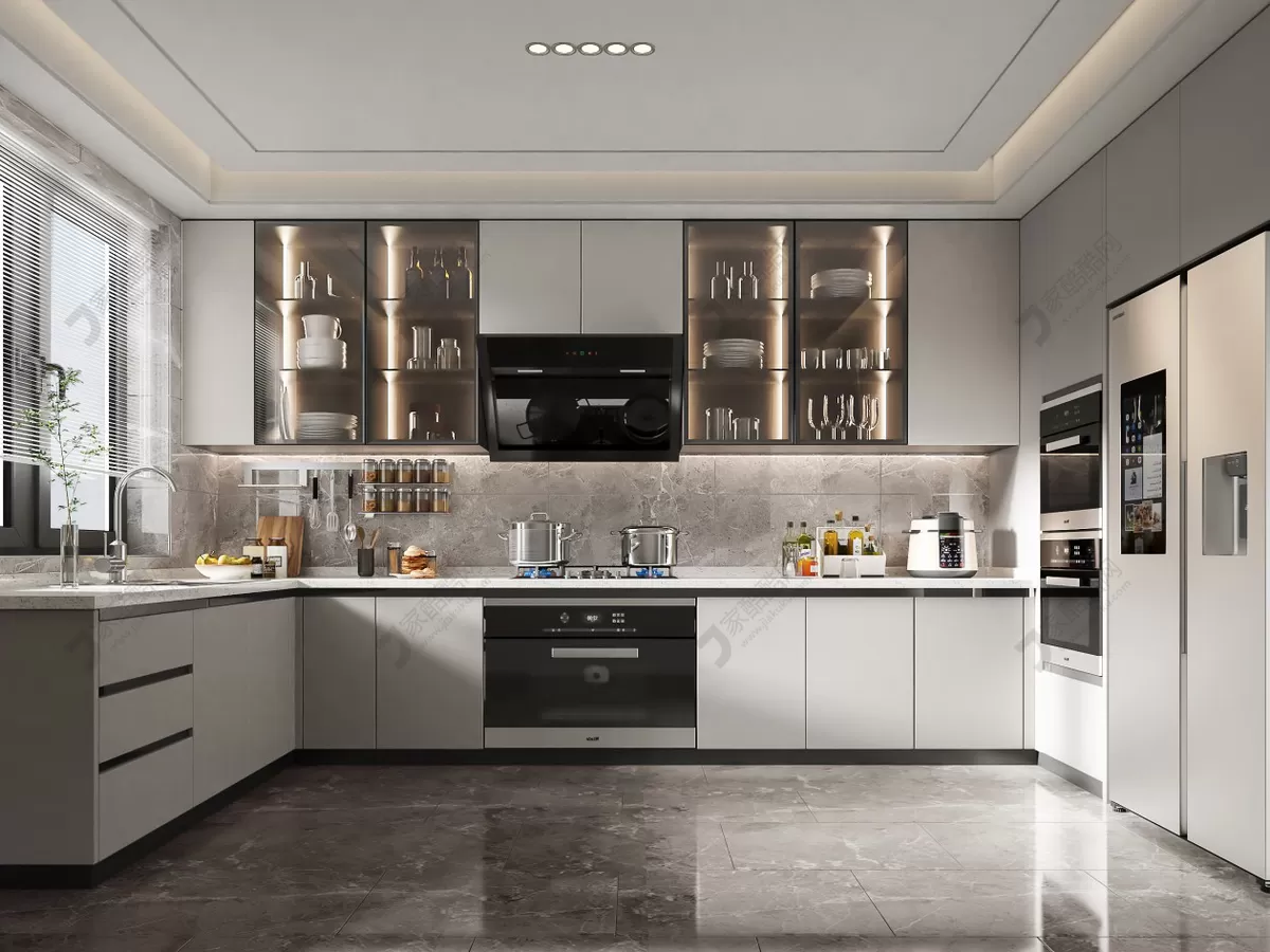 KITCHEN – 3D BLOCKS – VRAY – 010